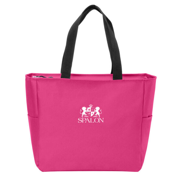 Port Authority Essential Zip Tote - Embroidered Logos Thumbnail