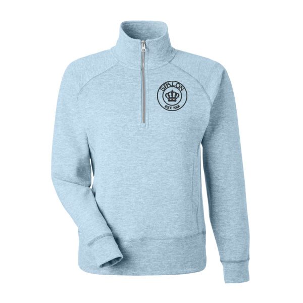 J.America - Women's Electric Fleece Quarter-Zip Sweatshirt - Embroidered Logo Thumbnail