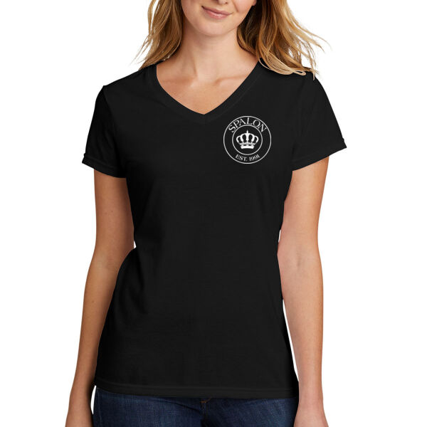 Port & Company Women's Tri-Blend V-Neck Tee - Printed Logo Thumbnail