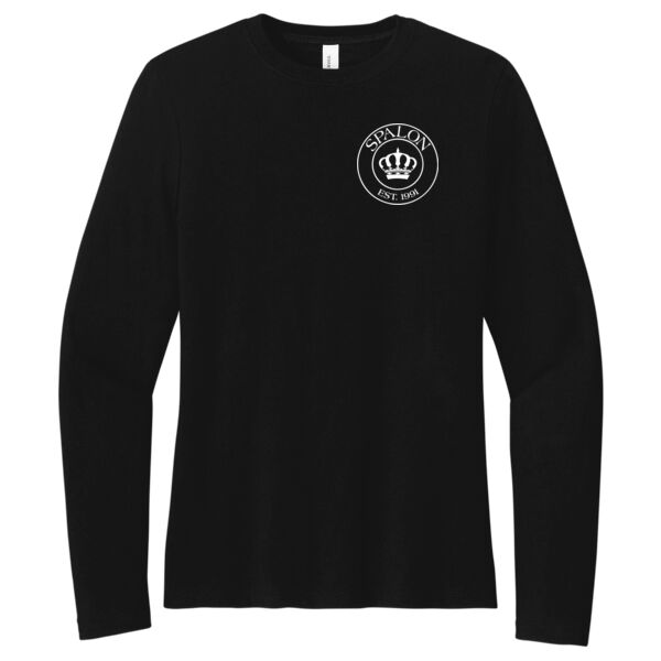 BELLA+CANVAS - Women's Jersey Long Sleeve Tee - Printed Logos Thumbnail