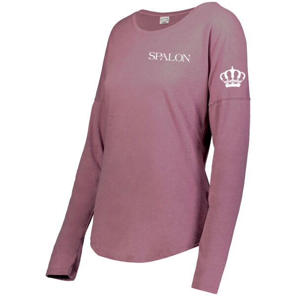 Augusta Sportswear - Ladies Lux Tri-Blend Long Sleeve Tee - Printed Logos Thumbnail