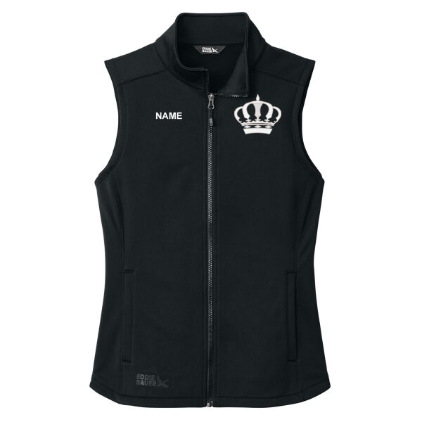 Eddie Bauer - Women's Smooth Mid Layer Fleece Vest - Embroidered Logos **Add Name for $5! ** Thumbnail