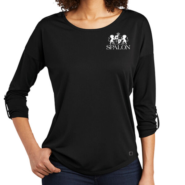 OGIO - Women's Gravitate Scoop 3/4-Sleeve - Printed Logo Thumbnail
