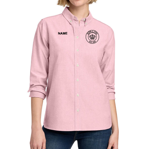 Brooks Brothers® Women’s Casual Oxford Cloth Shirt - Embroidered Logo **Add Name For $5** Thumbnail