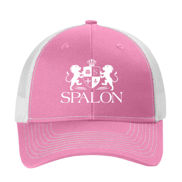 Port Authority® Snapback Ponytail Trucker Cap - Embroidered Logo Thumbnail