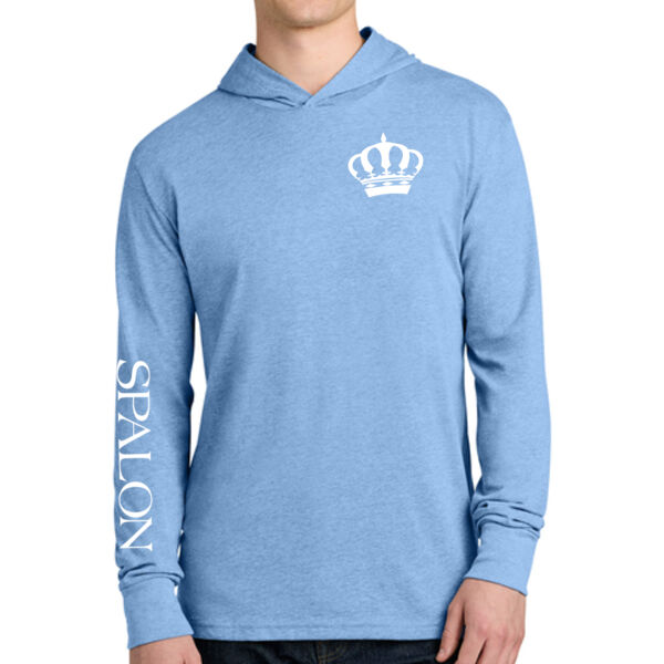 Next Level Apparel® CVC Long Sleeve Hoodie - Printed Logos Thumbnail