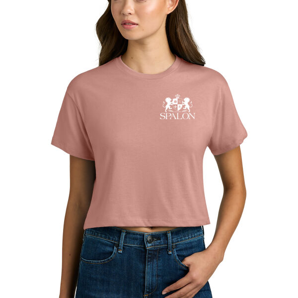 Next Level Apparel® Women’s Ideal Crop Top - Printed Logo Thumbnail