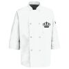 Eight Pearl Button Chef Coat with Thermometer Pocket Thumbnail